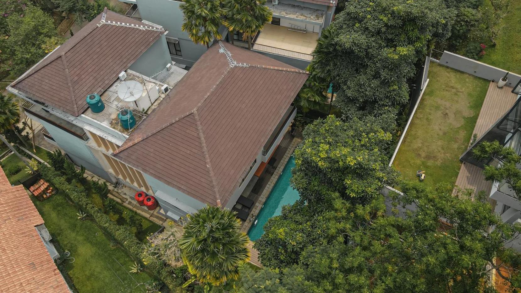 Oyama City View Villa 4 Bedrooms With A Private Swimming Pool บันดุง ภายนอก รูปภาพ
